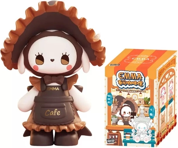 Figurine à collectionner Lucky Emma Secret Forest Coffee Shop en blind box - 1 pièce