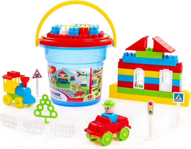 Jeu de construction Bâtisseur, 68 pièces