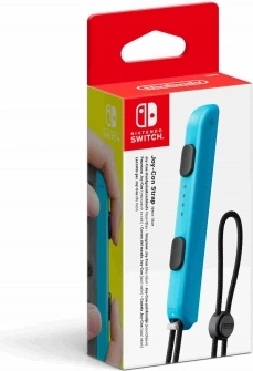 Dragonne pour manette Joy‑Con strap néon bleu
