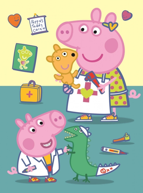 TREFL Puzzle Peppa Pig : Visite médicale 20 pièces