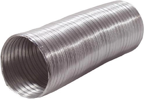Conduit flexible en aluminium, diamètre 125 mm, longueur 230–1000 mm