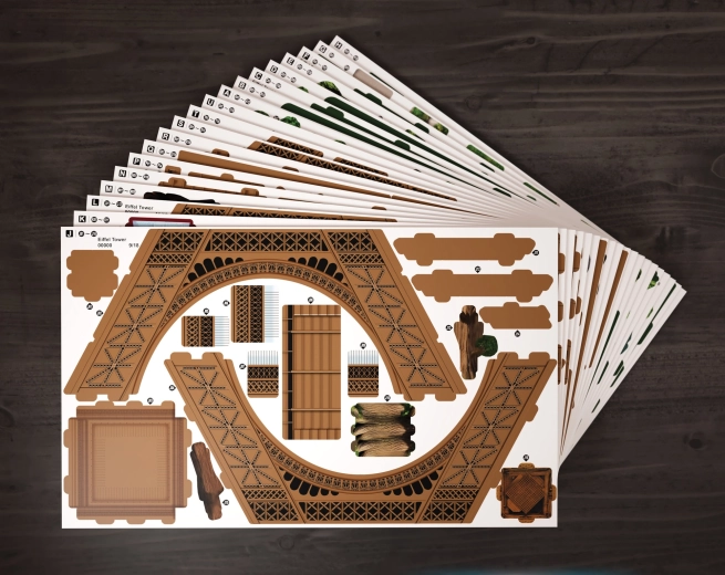 252 pièces pour un assemblage créatif