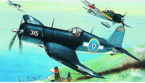 Maquette en plastique de l’avion F4U-1 Corsair à assembler