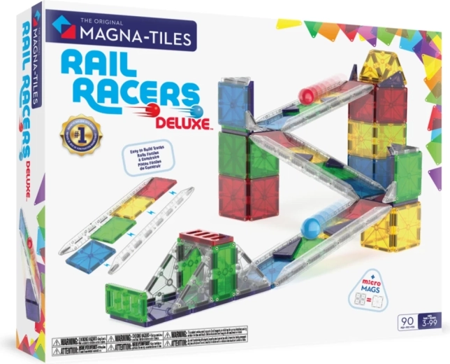 MAGNA-TILES circuit de billes magnétique Deluxe 90 pièces