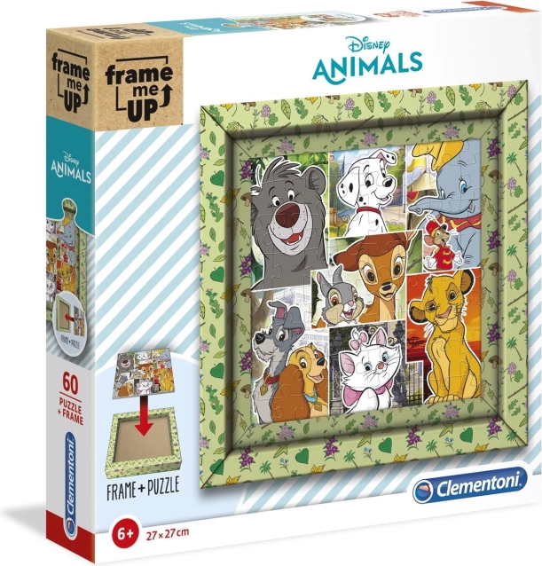 Clementoni puzzle Frame Me Up DISNEY 60 pièces avec cadre