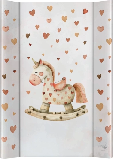 Ceba Baby matelas à langer double face avec planche rigide 50 × 70 cm ultra light rocking horse