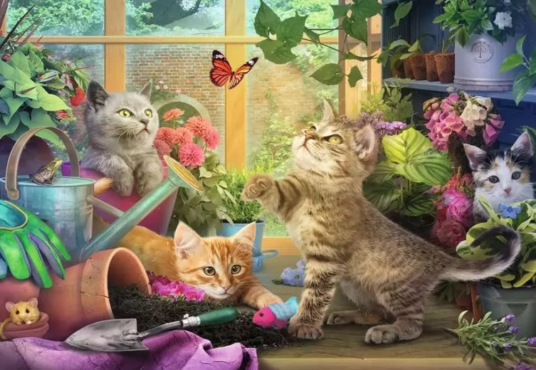 Puzzle Ravensburger Chatons malicieux XL 200 pièces