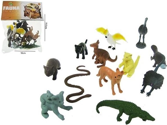 Lot de figurines d’animaux sauvages d’Australie 6–8 cm