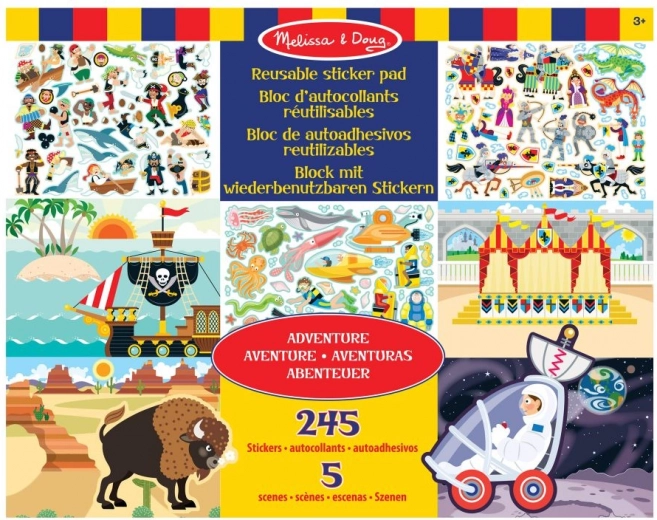 Melissa & Doug autocollants réutilisables Aventure