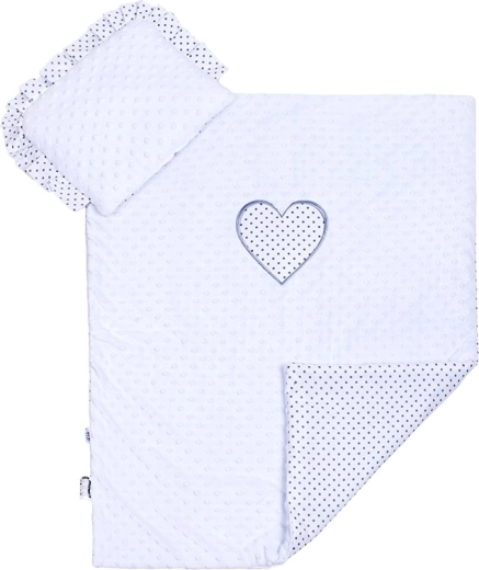 Coton réversible à pois