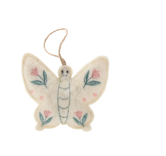 Feutre doux et broderie détaillée