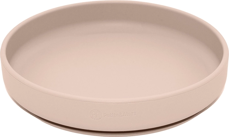 Assiette avec ventouse et forme pratique