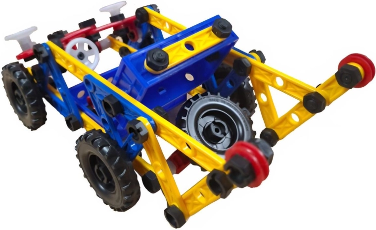 Modèle roulant avec de grandes roues