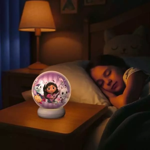 Édition nuit : la sphère terminée comme veilleuse LED
