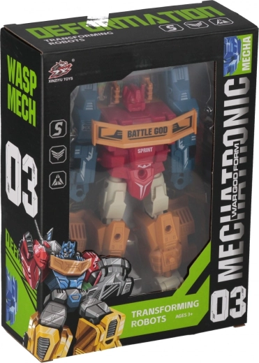 Transformation du robot en voiture en un instant