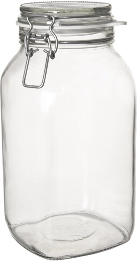 Bocal en verre avec fermeture à clip Gothika 2,5 l