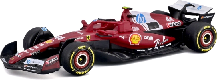 Bburago Ferrari SF-25 (2025) Lewis Hamilton #44 – modèle Formule 1 1:64 sous blister