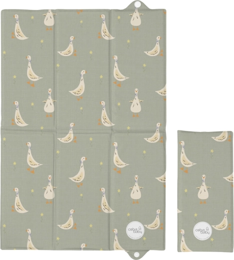 Ceba Baby matelas à langer de voyage pliable Basic Little Ducks 60 × 40 cm