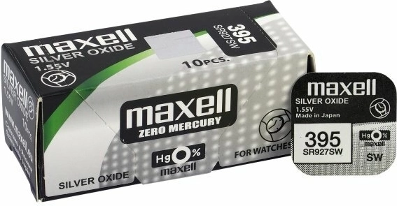 Pile bouton argent Maxell SR927SW (395/399) 1 pc