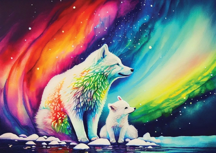 Puzzle aurore polaire 1000 pièces YAZZ