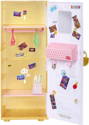 Casier scolaire (locker) : coffret de jeu et espace de rangement