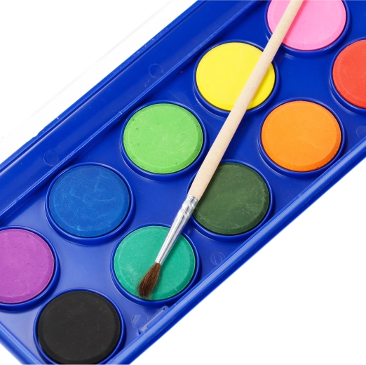 12 couleurs aquarelle vives