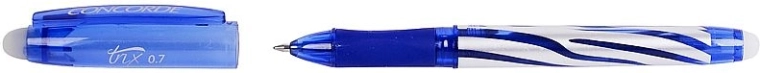 Roller effaçable CONCORDE Trix, recharge bleue 0,7 mm