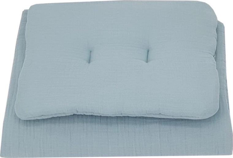 Ensemble 2 pièces : oreiller et couverture pour lit bébé