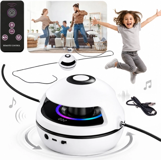 Corde à sauter électrique interactive avec musique, Bluetooth, télécommande et compteur
