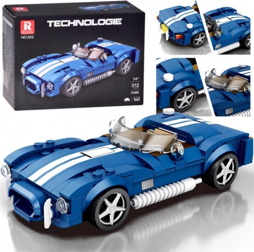 Kit technique – roadster sportif bleu 312 pièces