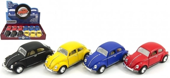 Modèle en métal KINSMART VOLKSWAGEN Beetle à rétrofriction 13 cm
