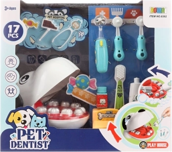 Kit de dentiste pour enfants avec chien