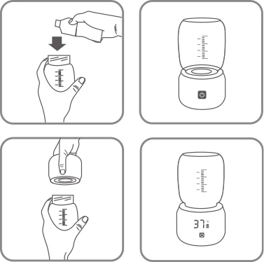 Chauffage rapide et précis à 37–50 °C