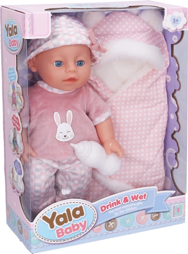 Bébé qui fait pipi avec couverture 35 cm