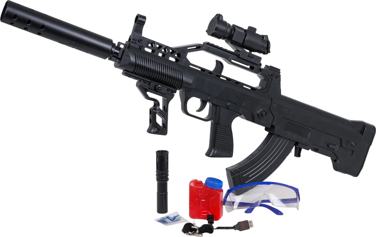 Fusil à billes d’eau en gel QBZ95 avec accessoires