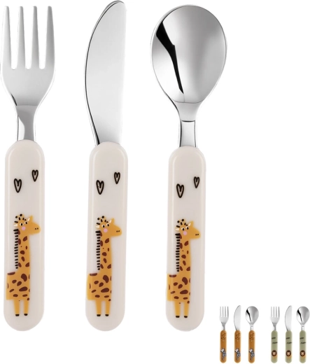 Couverts pour enfants Zoo, set de 3 pièces