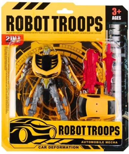 Robot transformable avec accessoires pour enfants
