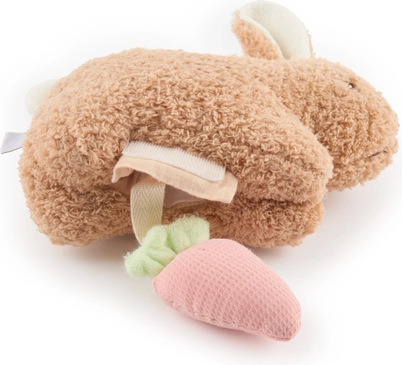 Petite carotte bruissante pour s’amuser et développer les sens