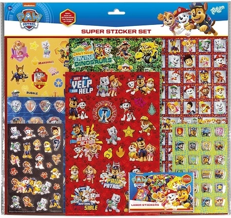 Set d’autocollants CCG Pat’ Patrouille – super set (8 planches)