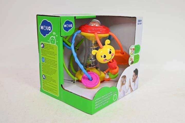 Hola SmilyPlay balle sensorielle hochet pour bébés