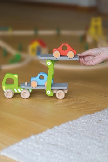 Transporteur à deux niveaux pour plusieurs scénarios de jeu