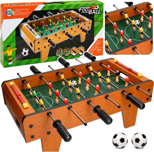 Mini baby-foot de table 50 cm – table de jeu en bois
