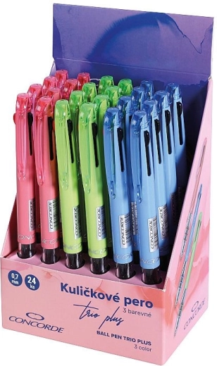 Stylo-bille CONCORDE Trio Plus, trois couleurs