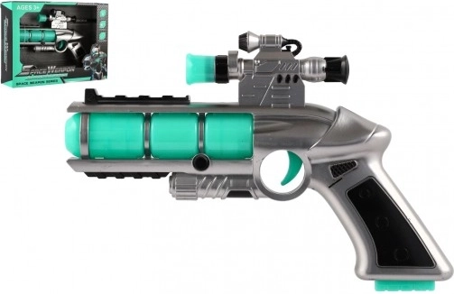 Pistolet futuriste pour enfants avec son et lumière