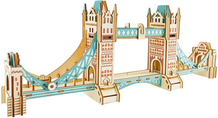 Puzzle 3D en bois Tower Bridge