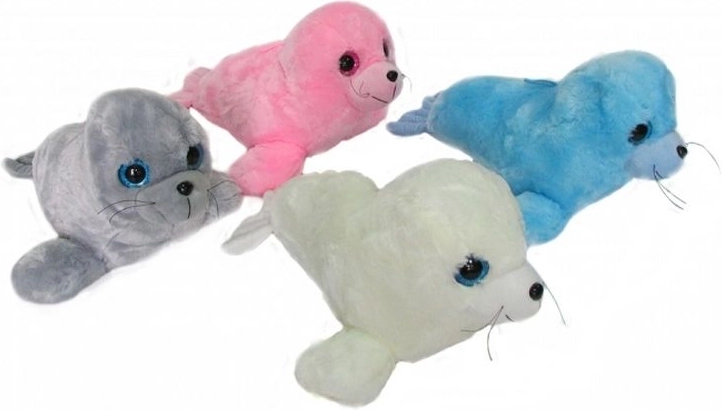 Peluche phoque 40 cm avec son