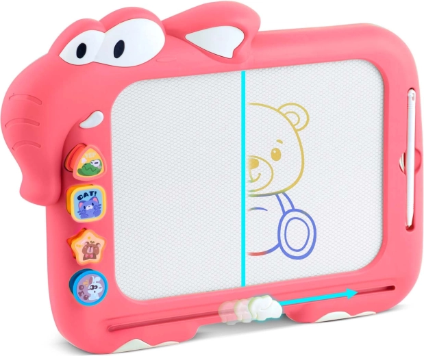 Surface de dessin magnétique multicolore avec effacement ultrarapide