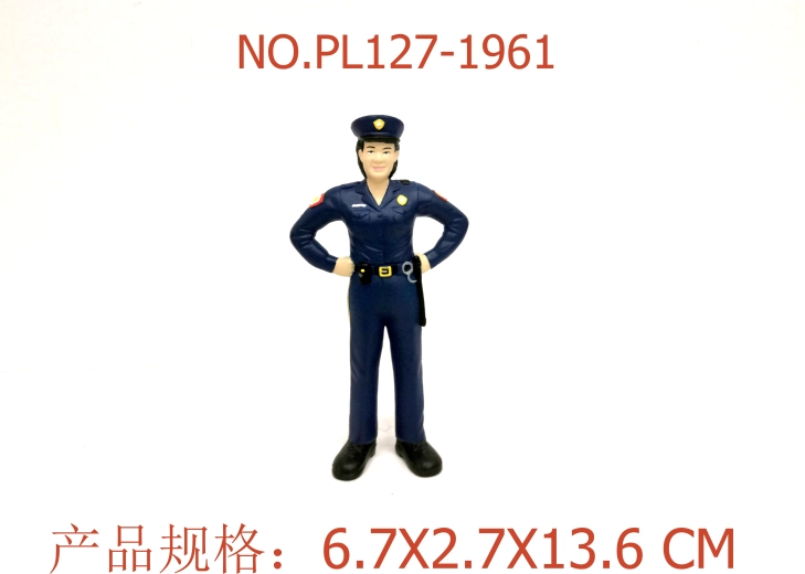 Figurine policière 13,6 cm