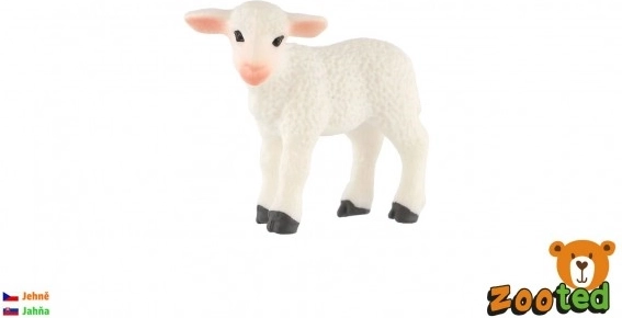 Figurine en plastique réaliste d'agneau