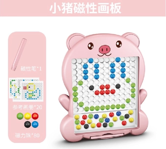 Tablette magnétique ourson rose
